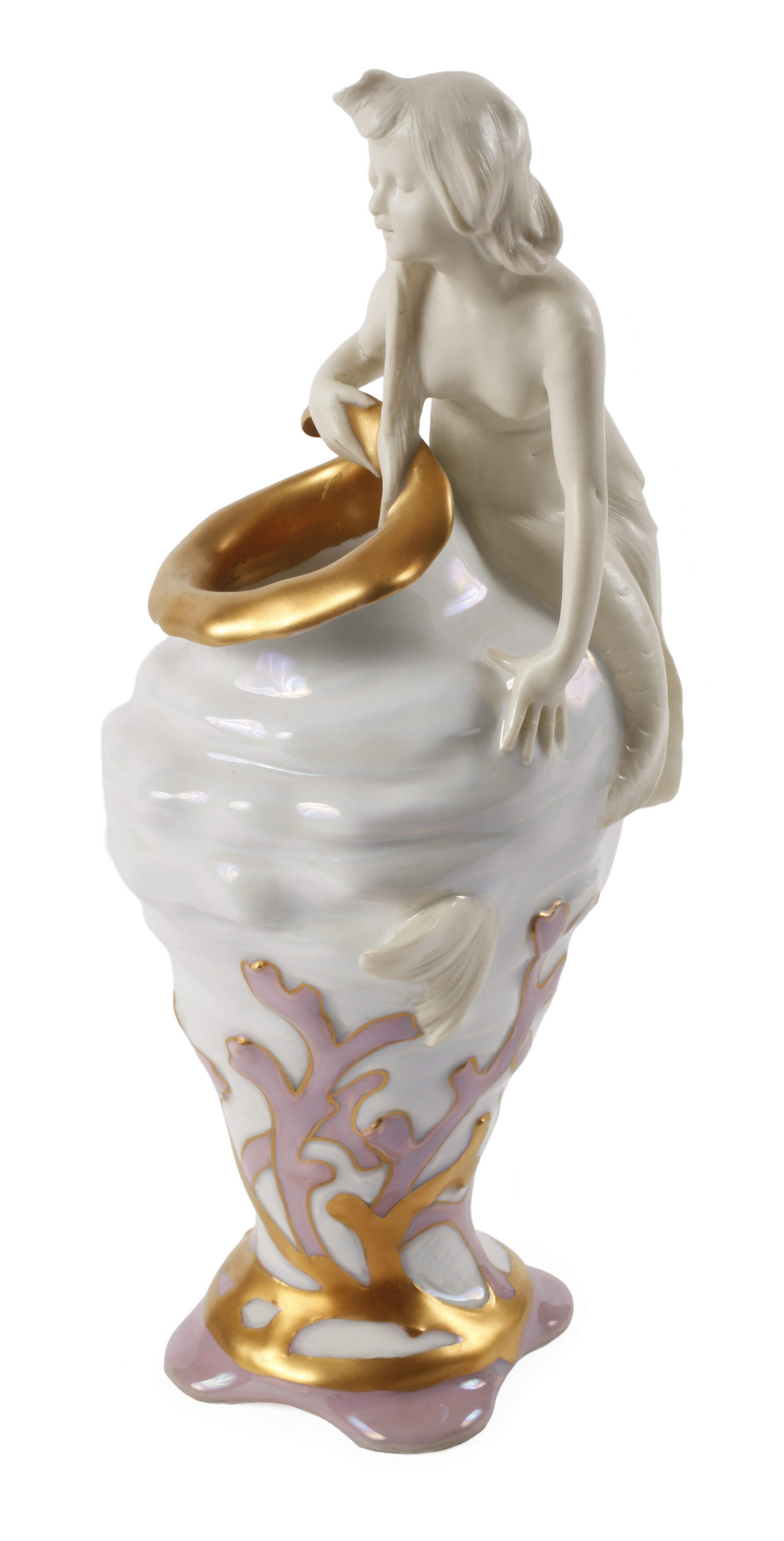 Rosenthal "Muschelvase" mit Nixe