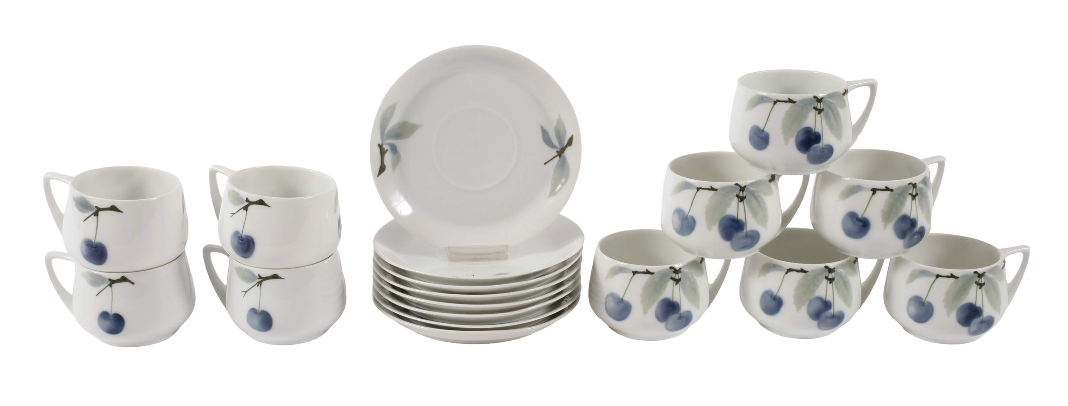 Rosenthal acht Kaffeetassen "Donatello"