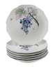 Rosenthal sechs Obstteller Pâte sur Pâte-Dekor