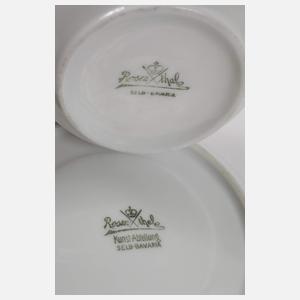 Rosenthal Paar Platten und Tasse "Donatello/Alice"