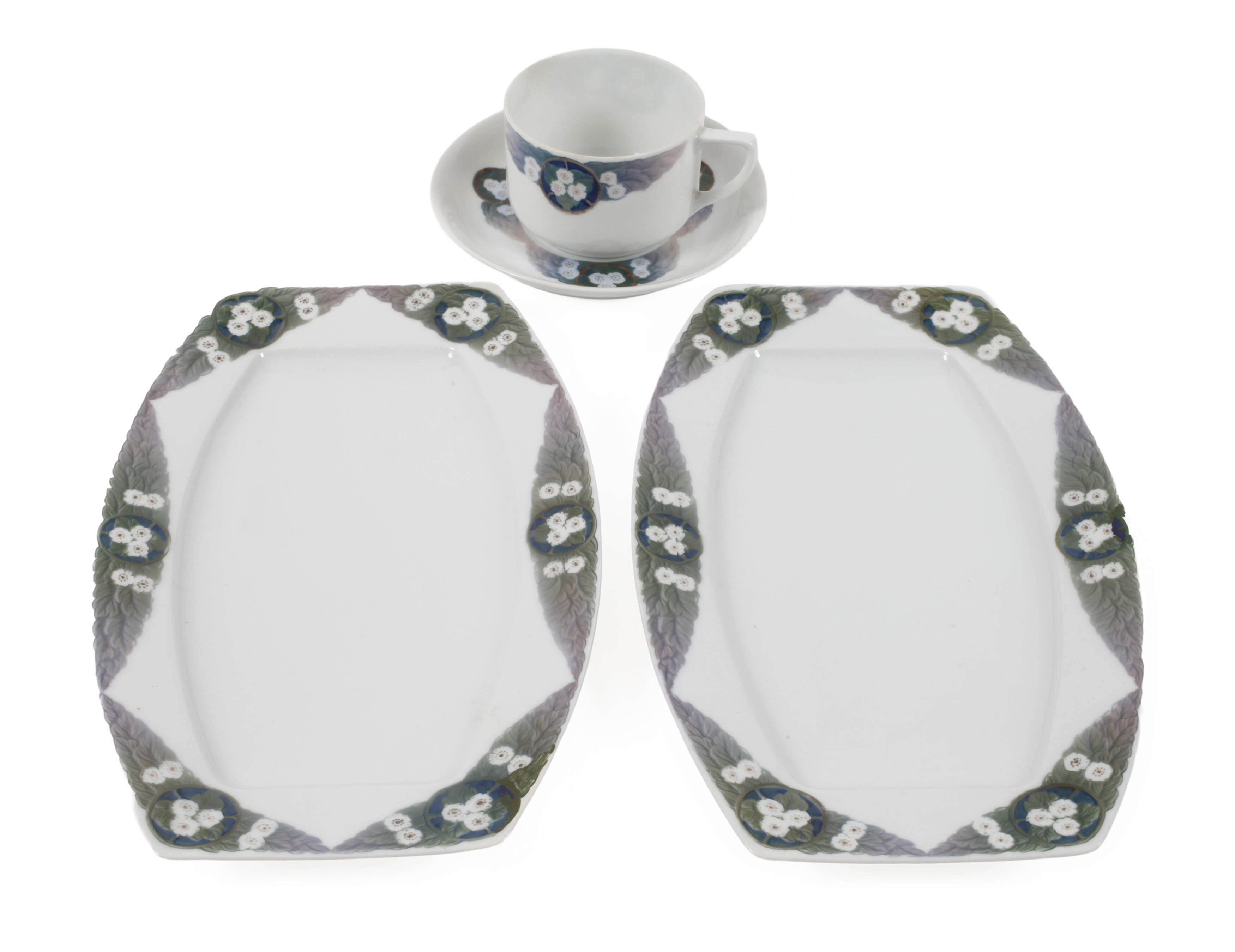 Rosenthal Paar Platten und Tasse "Donatello/Alice"