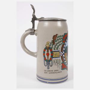 Drei Bierkrüge Jugendstil