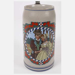 Drei Bierkrüge Jugendstil