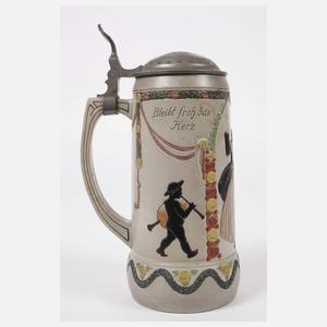 Drei Bierkrüge Jugendstil