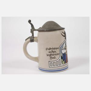 Drei Bierkrüge Jugendstil
