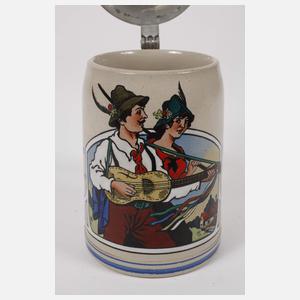Drei Bierkrüge Jugendstil