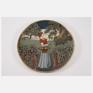 Großer Villeroy & Boch Wandteller "Der Herbst"