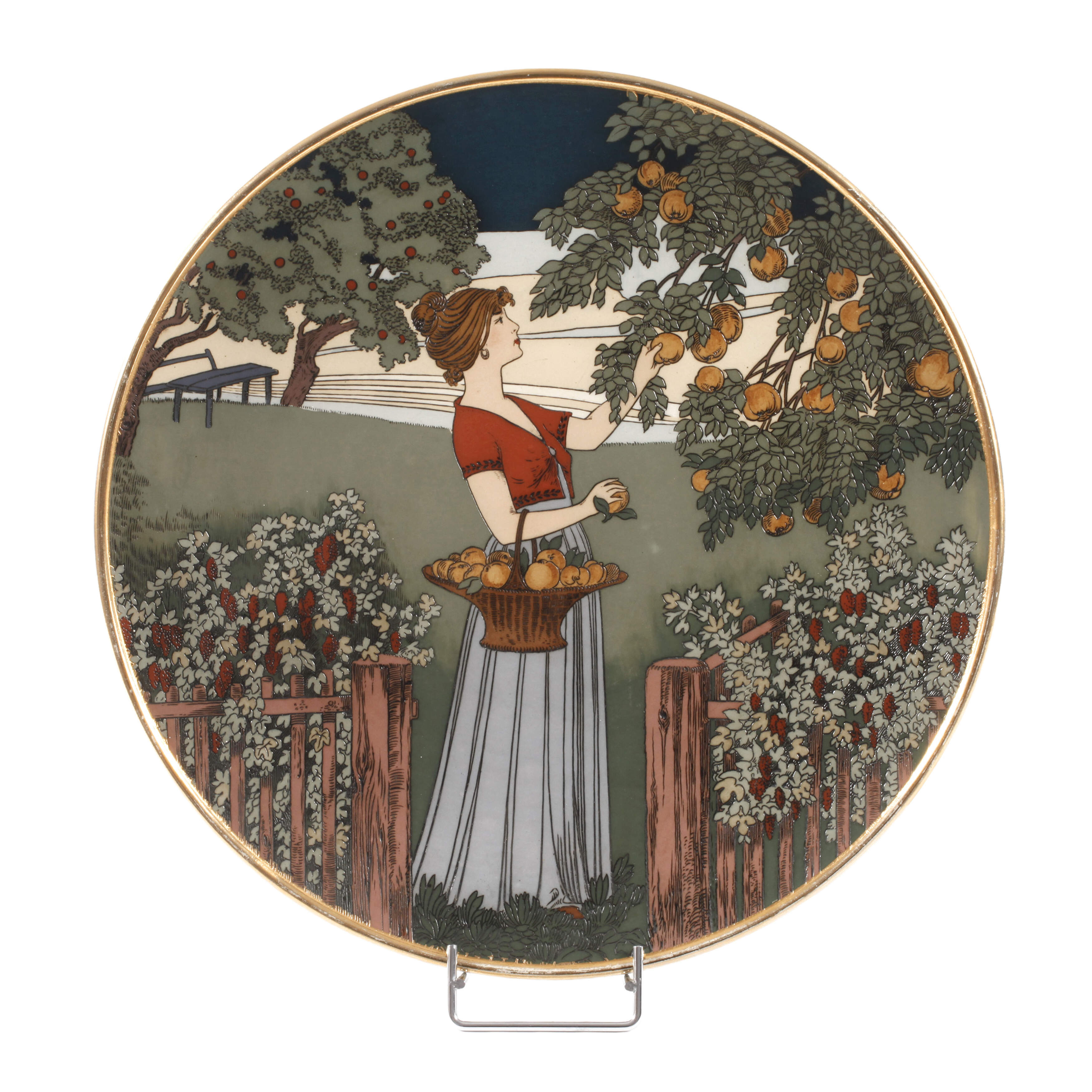 Großer Villeroy & Boch Wandteller "Der Herbst"