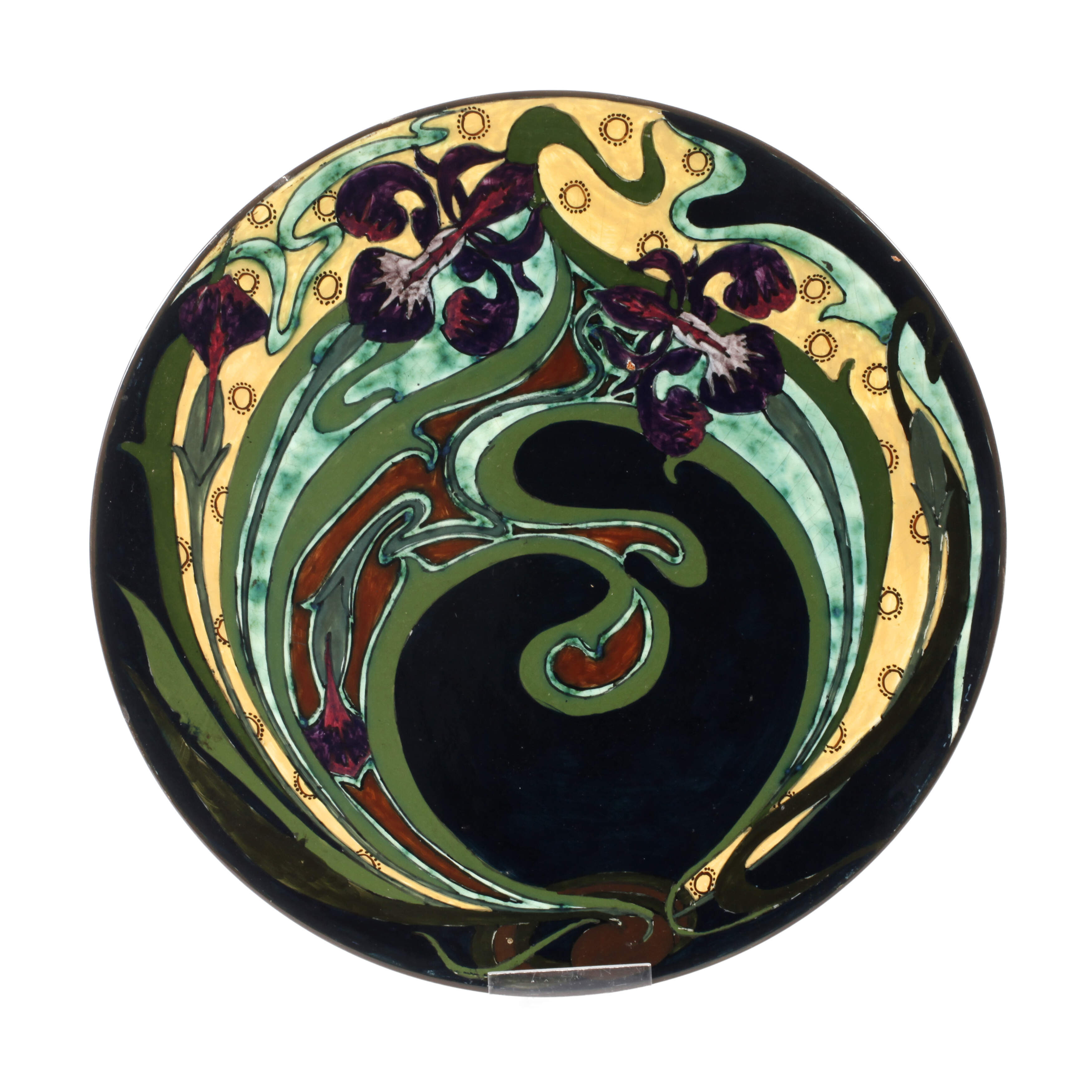 Zuid Holland großer Wandteller Jugendstil