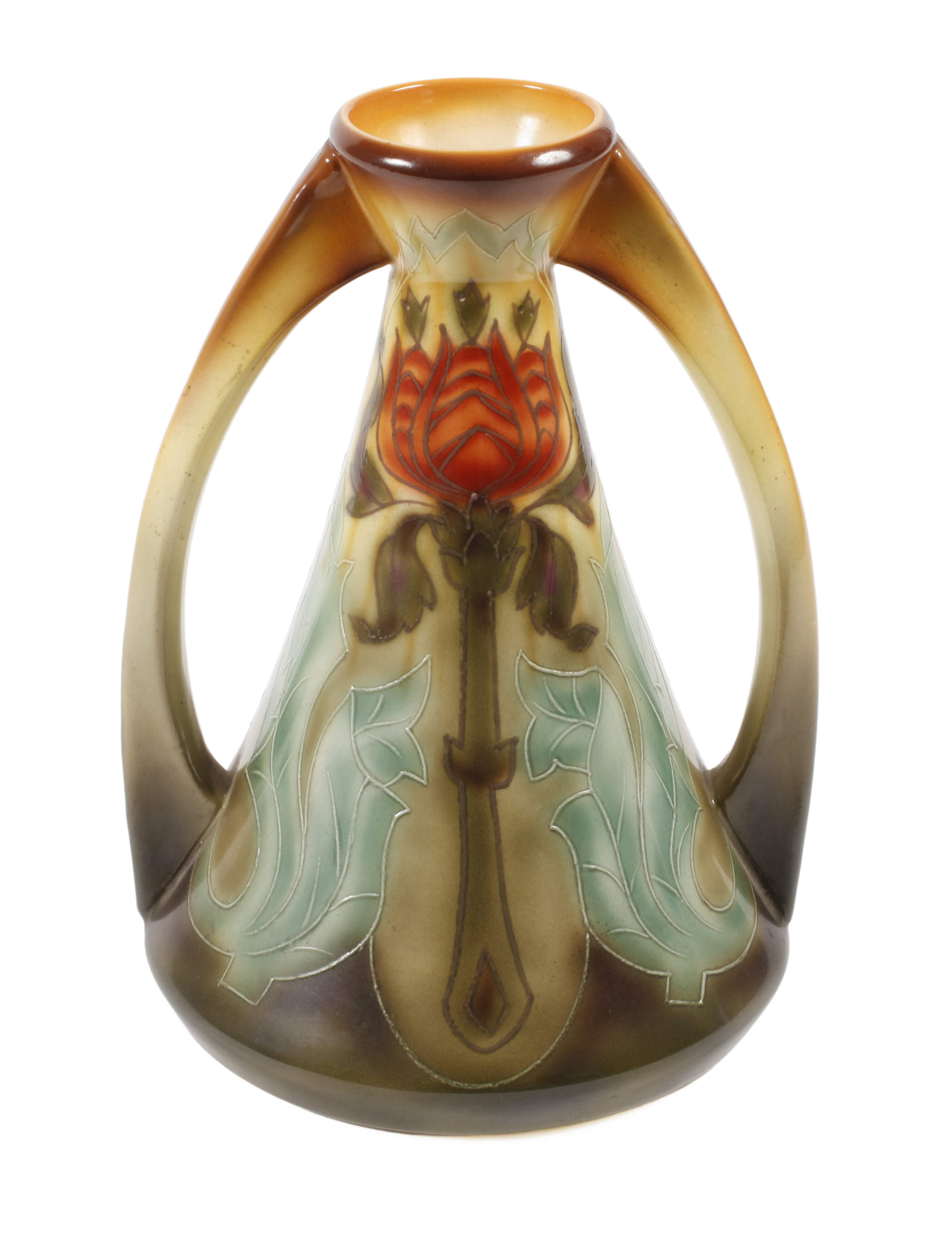 Mehlem Henkelvase Peter Behrens