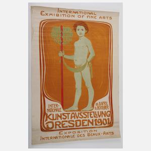 Plakat Kunstausstellung Dresden 1901