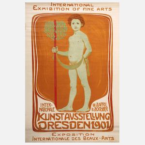Plakat Kunstausstellung Dresden 1901