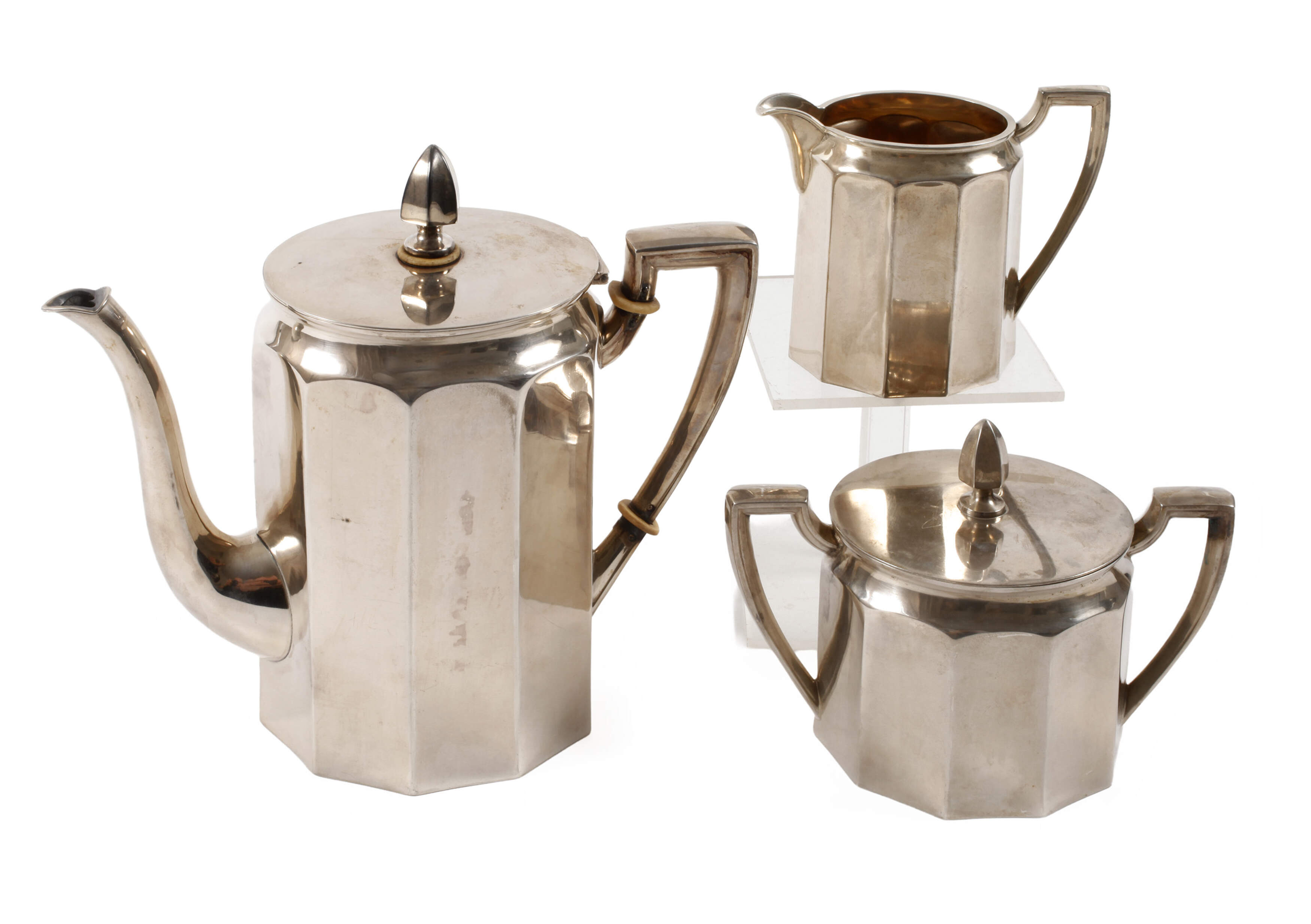 Silber Kernstück Art déco