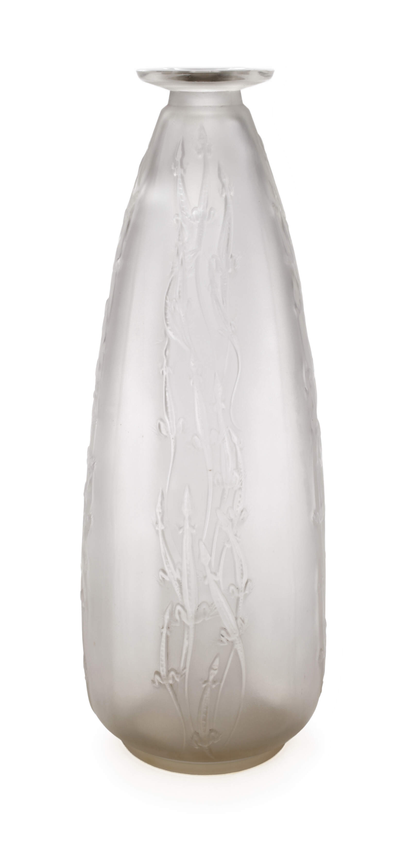 René Lalique attr. Vase „Quatre Groupes De Lezards“