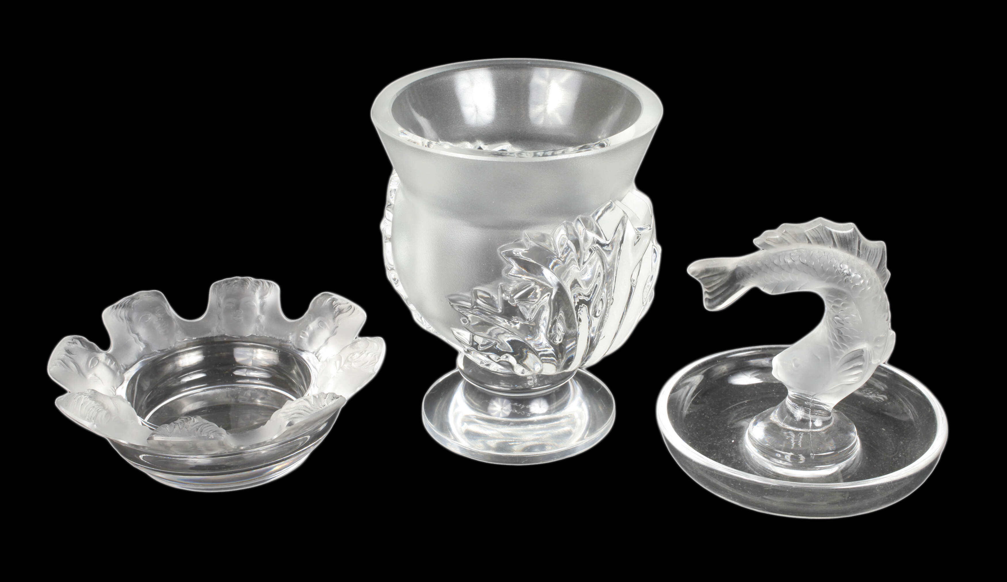 René Lalique drei Teile