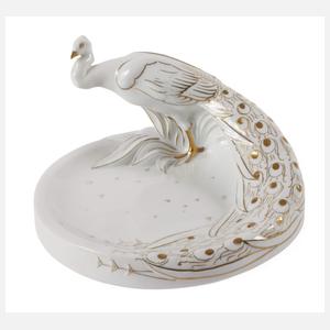 Fraureuth "Schale mit Pfau"
