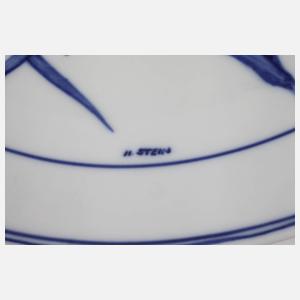 Meissen Wandteller Rehmotiv