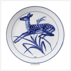 Meissen Wandteller Rehmotiv