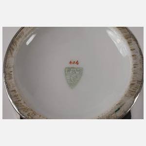 Selle Burgau Durchbruchvase Silberoverlay