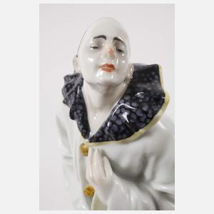 Karl Ens Volkstedt "Pierrot mit Gitarre"