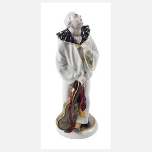 Karl Ens Volkstedt "Pierrot mit Gitarre"