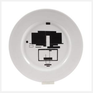 Russischer Künstlerteller "Suprematimus"