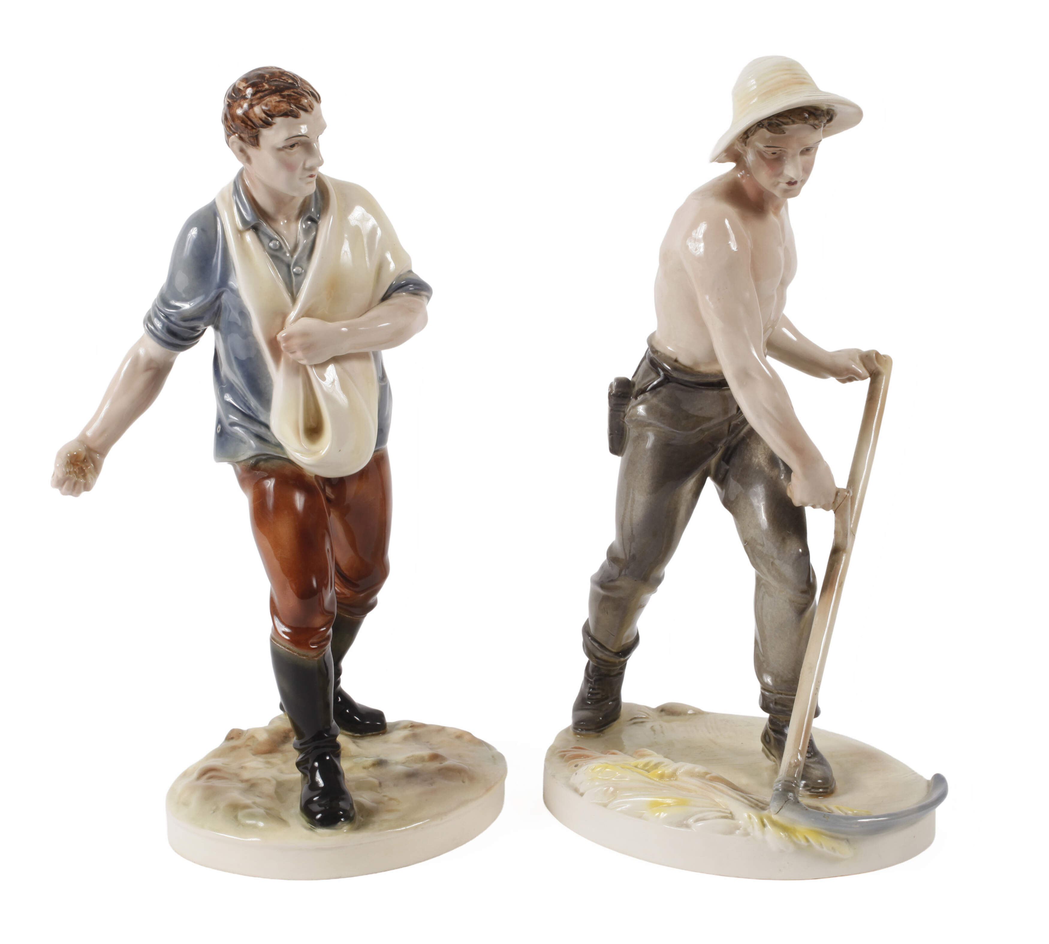 Hertwig & Co. Katzhütte Paar Bauern