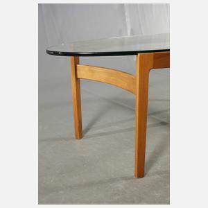 Ib Kofod Larsen attr., ovaler Couchtisch