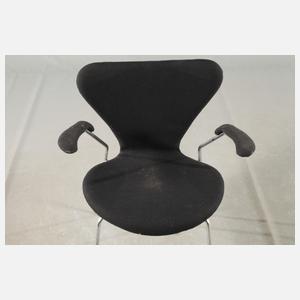 Arne Jacobsen, sechs Armlehnstühle Serie 7