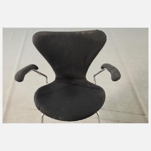 Arne Jacobsen, sechs Armlehnstühle Serie 7