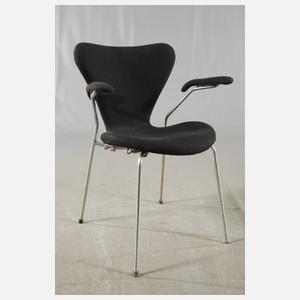 Arne Jacobsen, sechs Armlehnstühle Serie 7