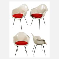 Charles & Ray Eames, vier Armlehnstühle "DAX"111