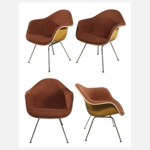 Charles & Ray Eames, vier Armlehnstühle "DAX"