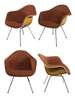 Charles & Ray Eames, vier Armlehnstühle "DAX"