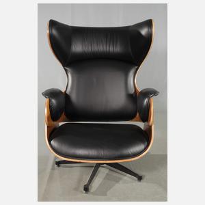 Lounge-Chair und Ottomane