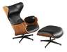 Lounge-Chair und Ottomane