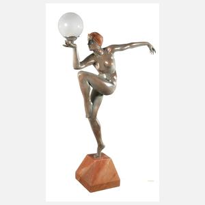 Stehlampe im Art déco-Stil