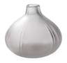 Massive Vase in feiner Schlifftechnik