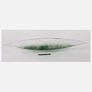 Übergroße Design-Schale Studioglas