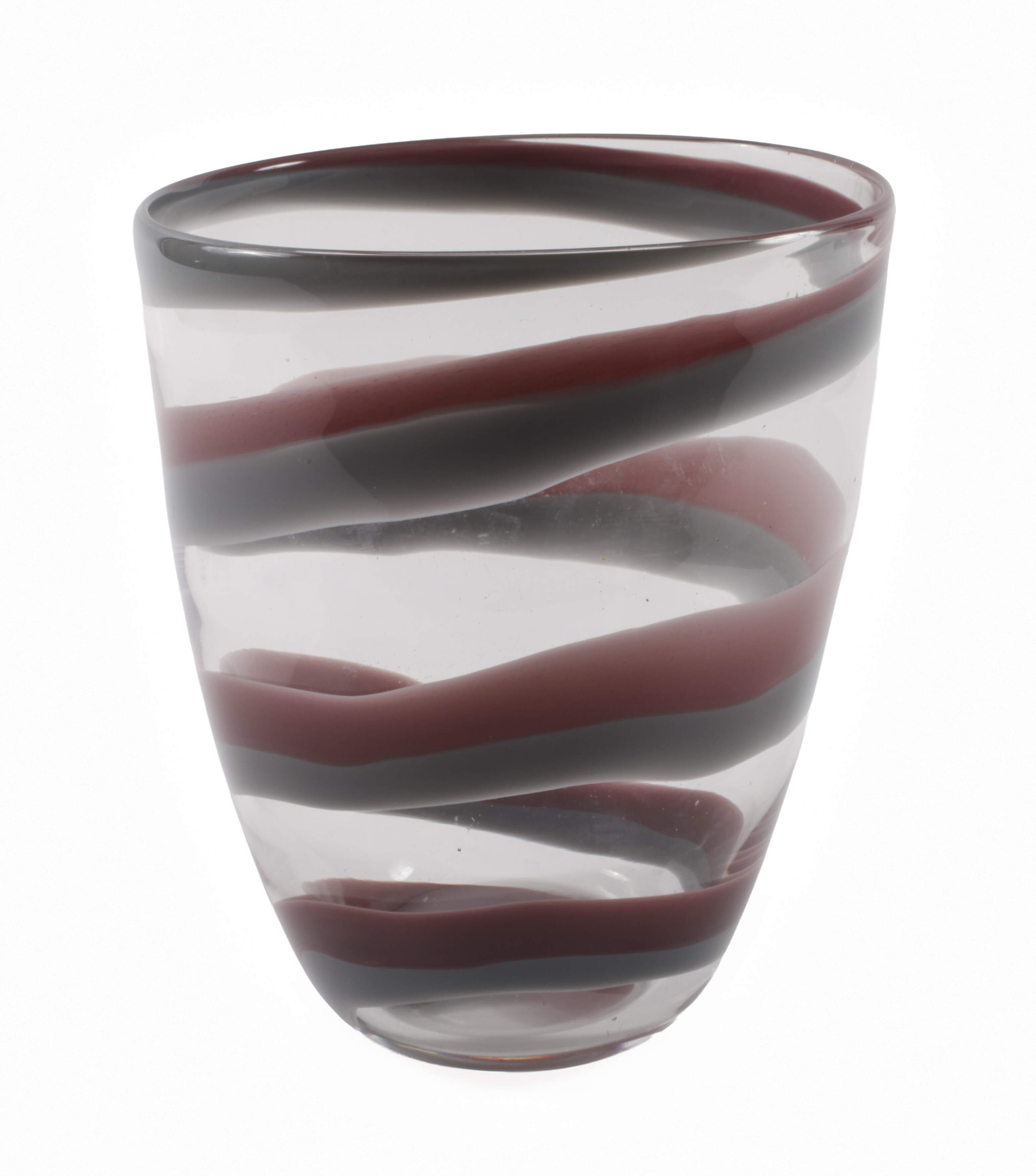 Vase Streifendekor