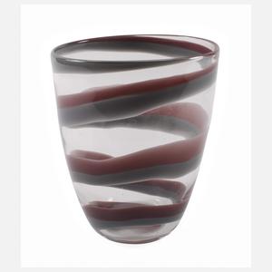 Vase Streifendekor
