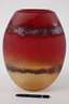 Alfredo Barbini Murano große Vase "Scavo"