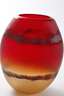 Alfredo Barbini Murano große Vase "Scavo"