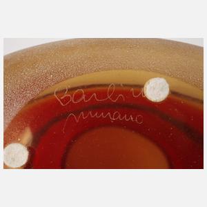 Alfredo Barbini Murano große Vase "Scavo"