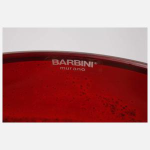 Alfredo Barbini Murano große Vase "Scavo"