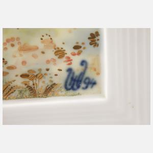 Meissen Bildplatten Serie "Die vier Jahreszeiten"