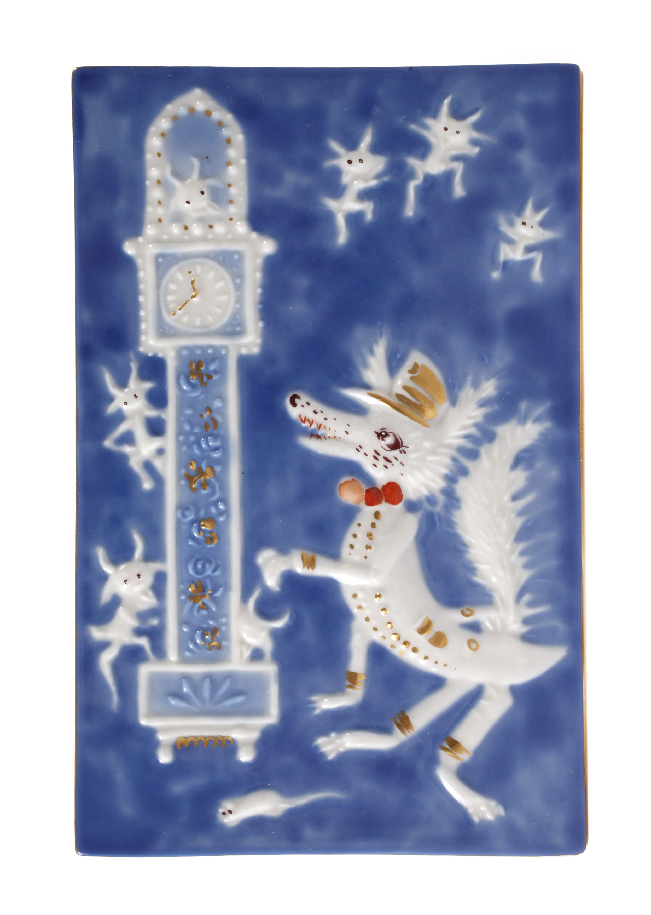 Meissen kleine Märchen-Reliefplatte