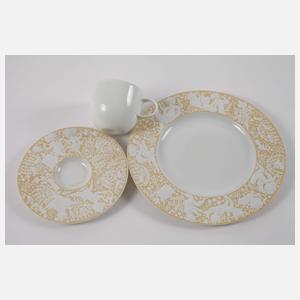Rosenthal vier Kaffeegedecke "Zauberflöte Tamino"