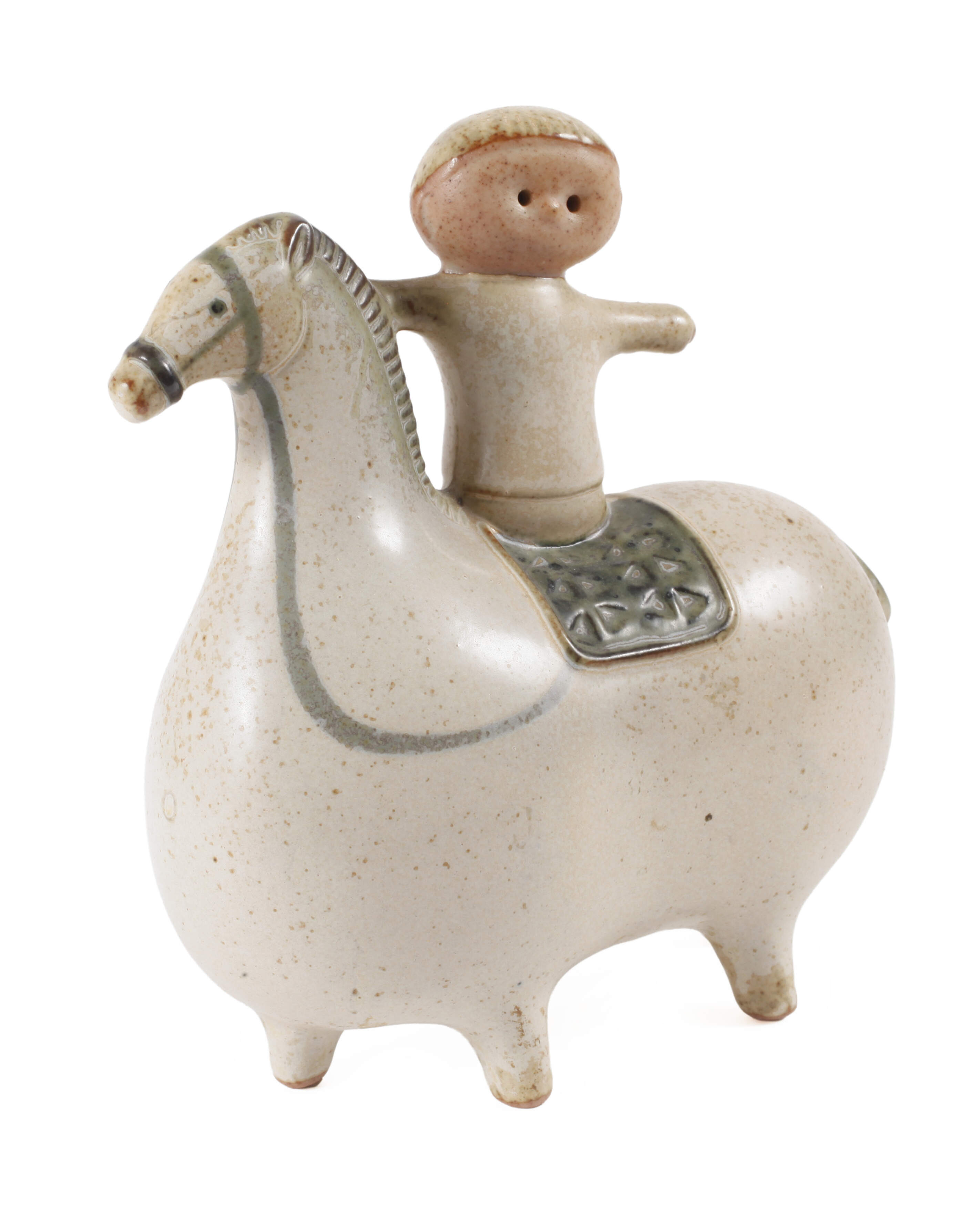 Jie Gantovta Schweden stilisierte Reiterfigur