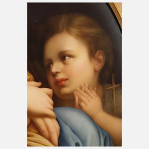 KPM Berlin große Bildplatte ”Madonna della Sedia”